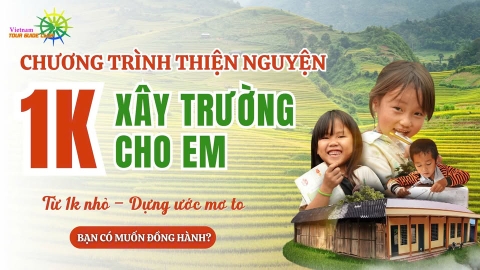 1K xây trường cho em