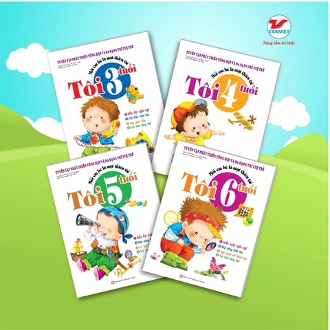 Combo 4 cuốn Mỗi Em Bé Là Một Thiên Tài (3,4,5,6) - Tái Bản