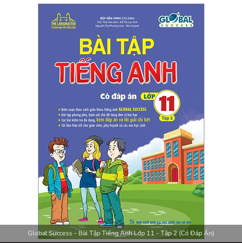 Sách - GLOBAL SUCCESS - Bài tập tiếng anh lớp 11 tập 2 (có đáp án)
