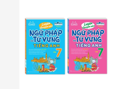 Sách - Combo 2c GLOBAL SUCCESS Luyện chuyên sâu ngữ pháp và từ vựng tiếng anh lớp 7 t1+t2
