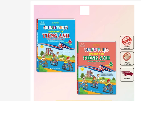 Sách - Combo 2c Chinh phục toàn diện kì thi Tiêng anh vào lớp 6 trường chuyên ,chất lượng cao (có đáp án) (t1+t2)
