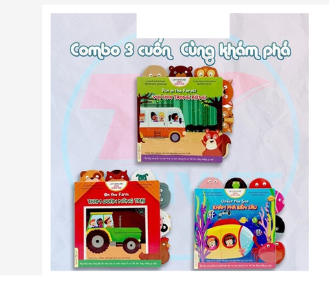Combo 3 cuốn sách Cùng Khám Phá - Bìa Cứng - Tân Việt Books