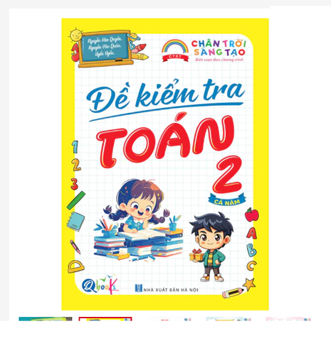 Sách - Đề Kiểm Tra Toán Lớp 2 - Chân Trời Sáng Tạo - Cả năm (1 cuốn)