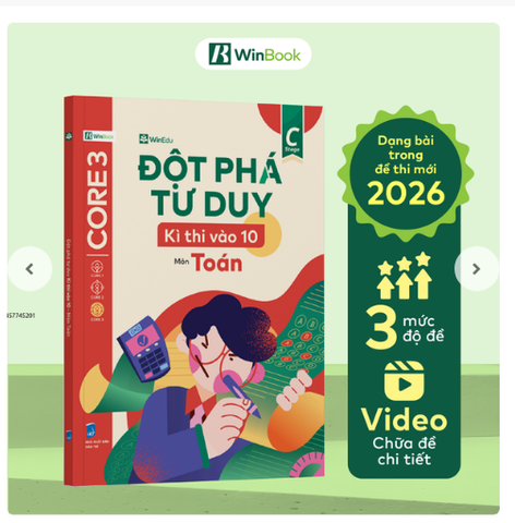 Sách cho 2k11 - Đột phá tư duy Kì thi vào 10 - Toán