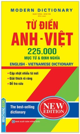 Từ điển Anh Việt 225.000 mục từ và định nghĩa (Bìa Cứng )