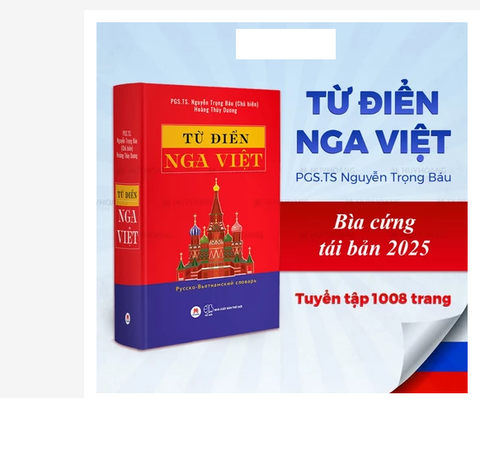 Sách Từ Điển Nga Việt, sách từ điển, tra cứu tiếng nga, tự học tiếng nga