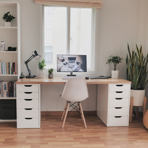 Bàn làm việc 2 hộc kéo TM-BLV20201