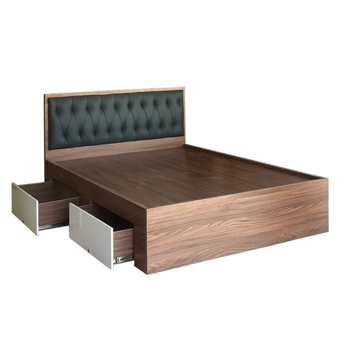 Giường ngủ gỗ bọc nệm đầu giường TY-G31201