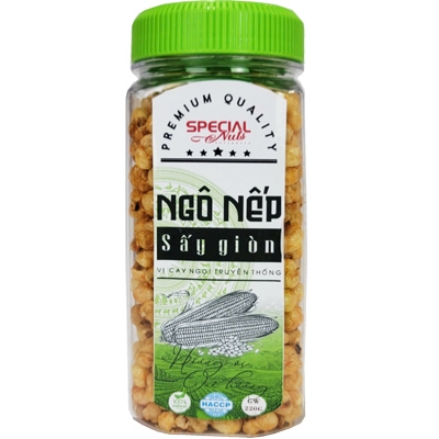 Ngô nếp sấy giòn vị cay ngọt truyền thống - hũ 220g
