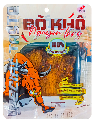 IAMG - Bò khô nguyên tảng gói 70g
