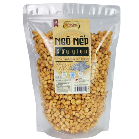 Ngô nếp sấy giòn vị cay ngọt truyền thống - gói 400g