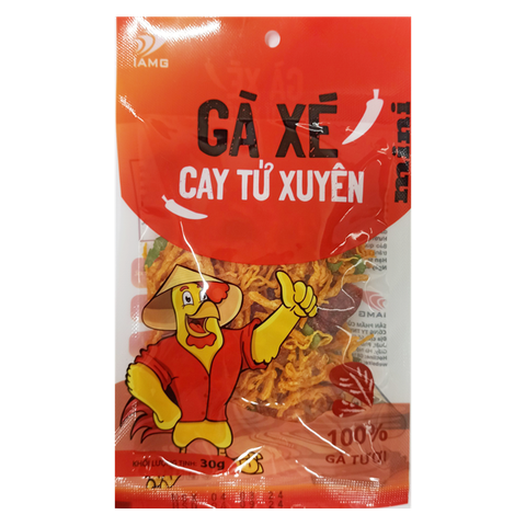 IAMG - Gà xé vị cay Tứ Xuyên gói 30g