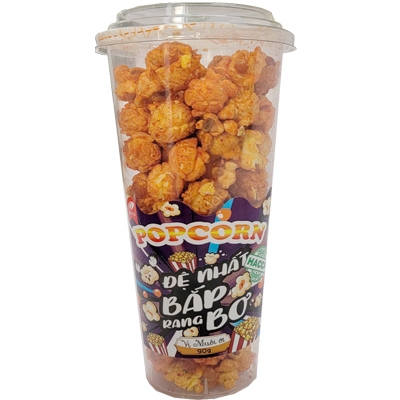 Bắp rang bơ POPCORN vị Muối ớt cốc 90g