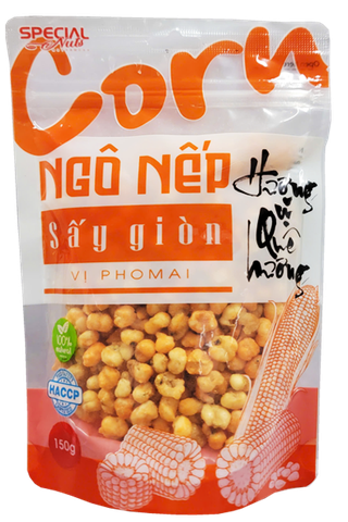 Ngô nếp sấy giòn vị phomai - gói 150g