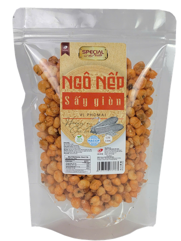 Ngô nếp sấy giòn vị phomai - gói 400g