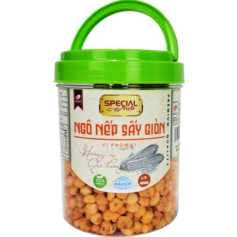 Ngô nếp sấy giòn vị phomai - hũ 400g