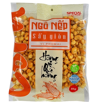 Ngô nếp sấy giòn vị phomai - gói 85g
