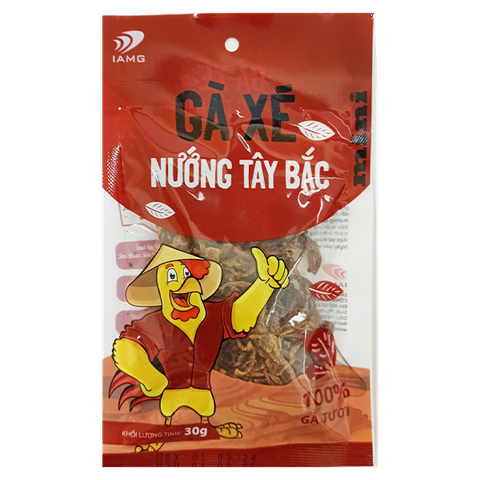 IAMG - Gà xé vị Nướng Tây Bắc gói 30g