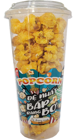 Bắp rang bơ POPCORN vị Trứng muối nướng cốc 90g
