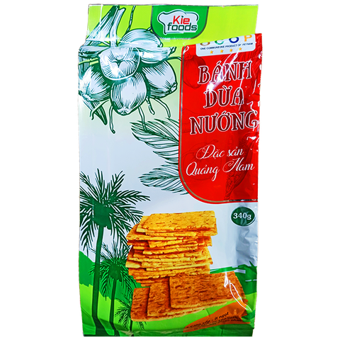Bánh dừa nướng đặc sản Quảng Nam Kiefoods gói 340g