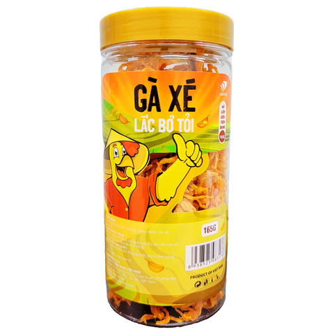 IAMG - Gà xé vị Lắc bơ tỏi hũ 165g