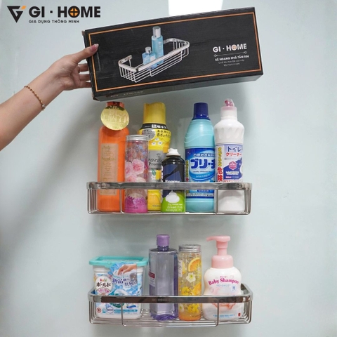 Kệ Ngang Lưới Inox 304 Gi-Home E06 – Thoáng Khô Nhanh, Chịu Lực Tốt