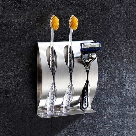 Kệ bàn chải dán tường inox 304 Mã KBC05
