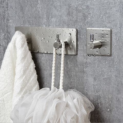 Móc áo dán tường inox 304 Mã MA42 (loại đôi)