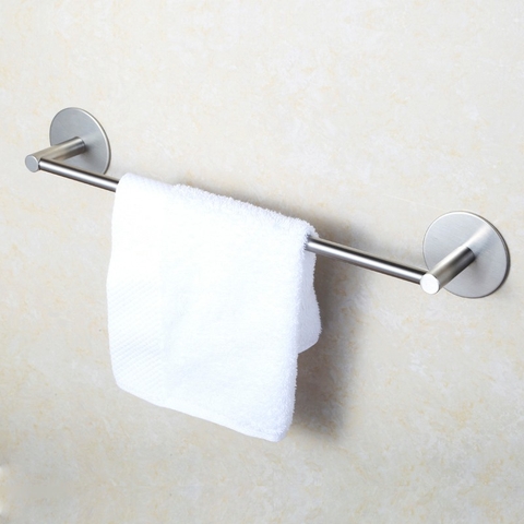 Thanh máng khăn dán tường inox 304 MK31 - Kệ treo khăn phòng tắm