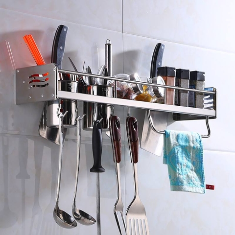 Kệ để đồ nhà bếp đa năng inox 304 KB01