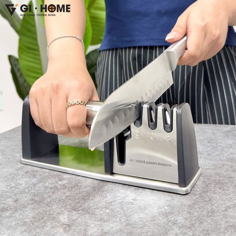 Dụng Cụ Mài Dao Kéo 4 Trong 1 – Mài Nhanh, Tiện Dụng – GHA830