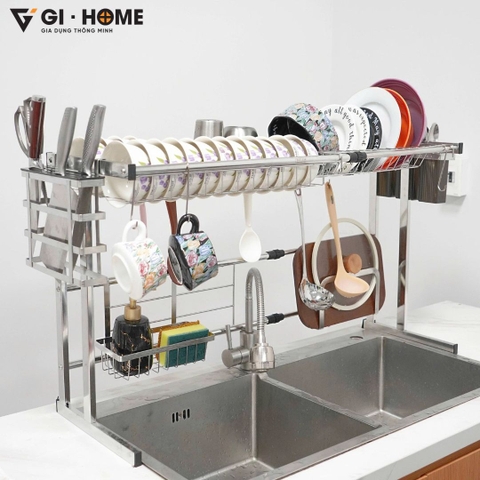 Kệ Chén Bát Trên Bồn Rửa Inox 304 Cao Cấp Gi-Home KC17