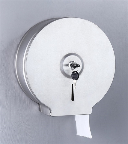 Hộp giấy tròn cỡ đại inox 304 cao cấp HG17