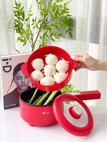 Nồi Điện Đa Năng Arber DN08 1.6L – Nấu, Xào, Chiên, Hấp Gọn Trong Chỉ Trong 1 Nồi