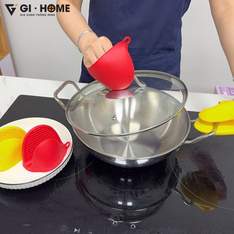 Set 2 Găng Tay Bắc Nồi Silicone Cao Cấp – Dày Dặn, Chịu Nhiệt Tới 230°C – GHA1007