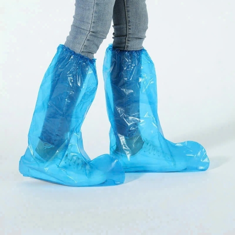 Set 5 Đôi Bọc Giày Đi Mưa Cổ Cao – Chống Thấm Tốt, Dày Dặn, Dễ Sử Dụng