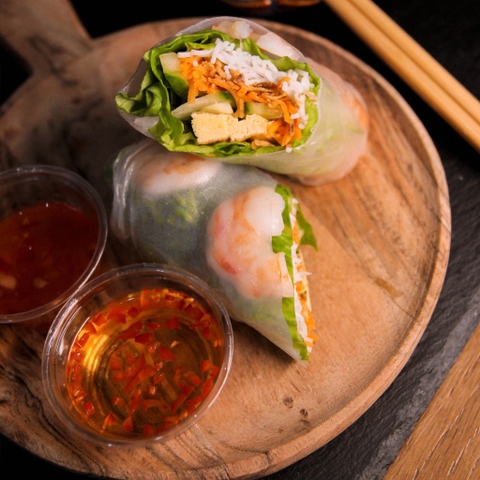 Rouleaux Porc et Crevettes