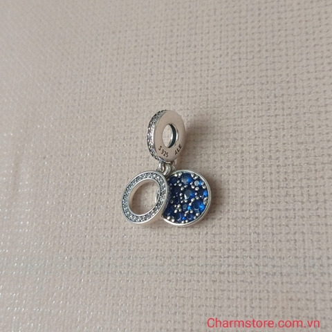 TREO ĐÔI TRÒN ĐĨA RỖNG XANH DƯƠNG