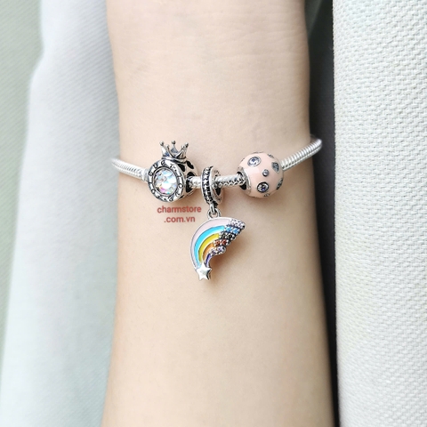 VÒNG CHARM MỆNH HOẢ CẦU VỒNG SAU MƯA MIX VƯƠNG MIỆN