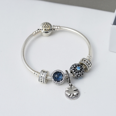 VÒNG CHARM SAO MAY MẮN ĐÁ TRẮNG