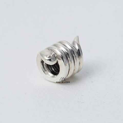 CHARM CON RẮN BẠC