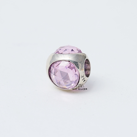 CHARM TRÒN 3 CẠNH ĐÁ HỒNG