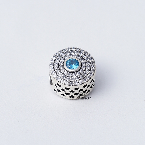 RADIANT TRÒN ĐÁ TRẮNG NHÂN XANH LƠ