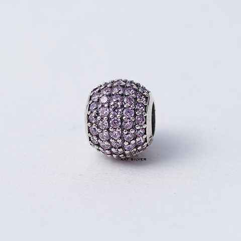 CHARM TRÒN ĐÁ HỒNG