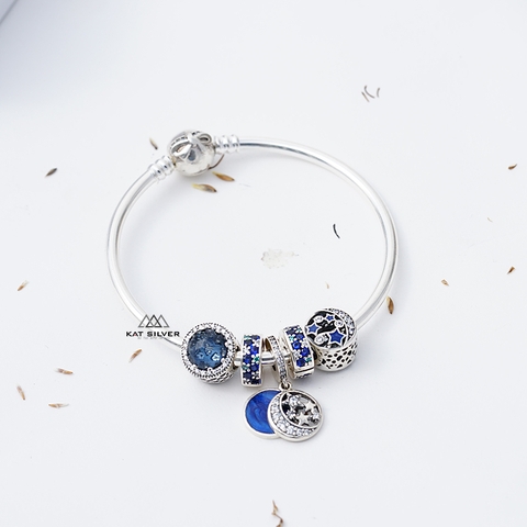 VÒNG CHARM TREO TRẮNG SAO XD