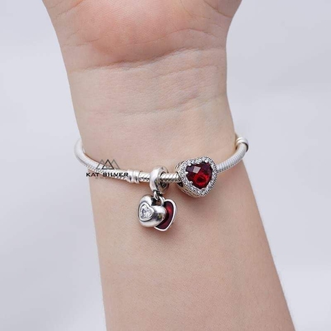VÒNG CHARM TRÁI TIM ĐỎ YOU AND ME