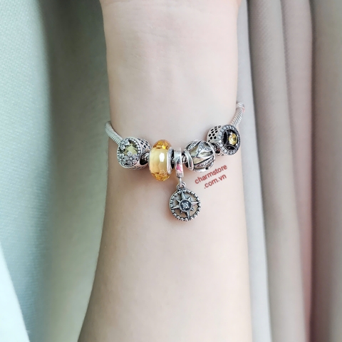 VÒNG CHARM MỆNH THỔ TREO BÁNH LÁI TÀU