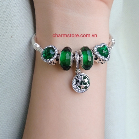 VÒNG CHARM MỆNH MỘC TREO TRĂNG SAO XL MIX RADIANT TIM
