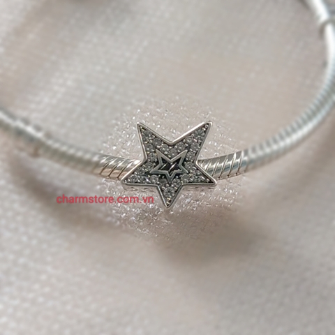 CHARM NGÔI SAO NHỎ ĐÁ TRẮNG