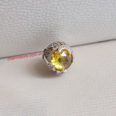 CHARM TRÒN TRĂNG SAO MAY MẮN ĐÁ VÀNG